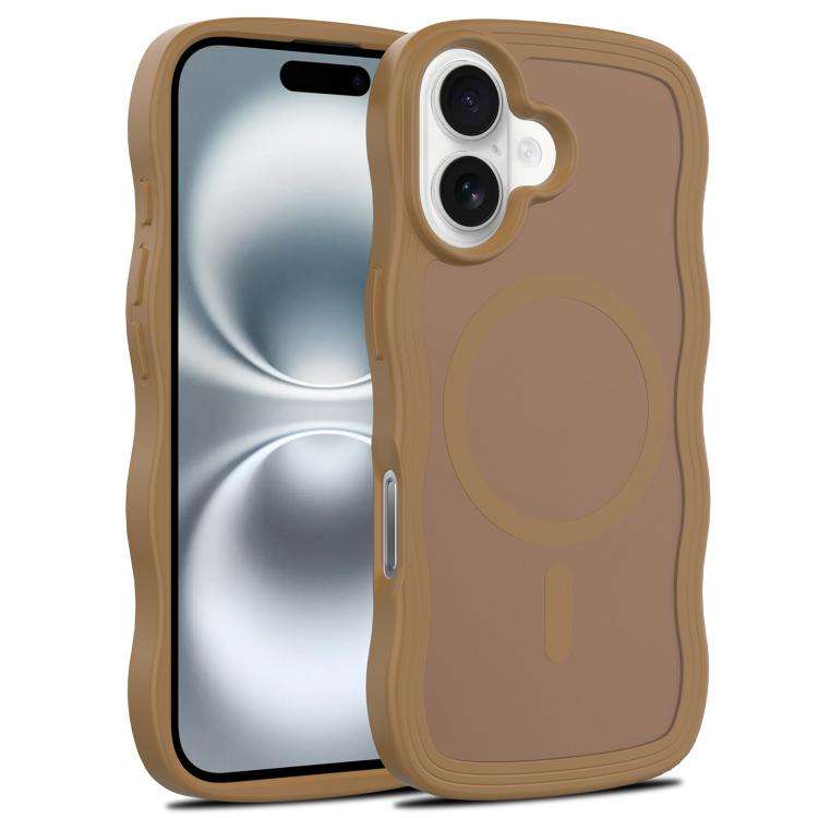 Skin Feel Wave Texture MagSafe Phone Case, For iPhone 17e / 16e, For iPhone 17, For iPhone Air, F...