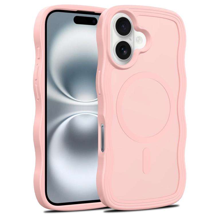 Skin Feel Wave Texture MagSafe Phone Case, For iPhone 17e / 16e, For iPhone 17, For iPhone Air, F...