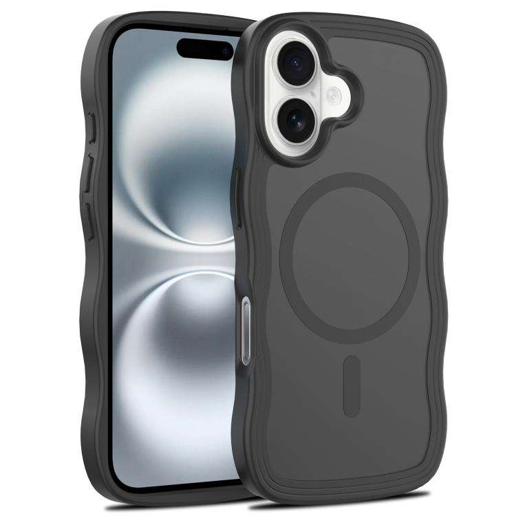 Skin Feel Wave Texture MagSafe Phone Case, For iPhone 17e / 16e, For iPhone 17, For iPhone Air, F...