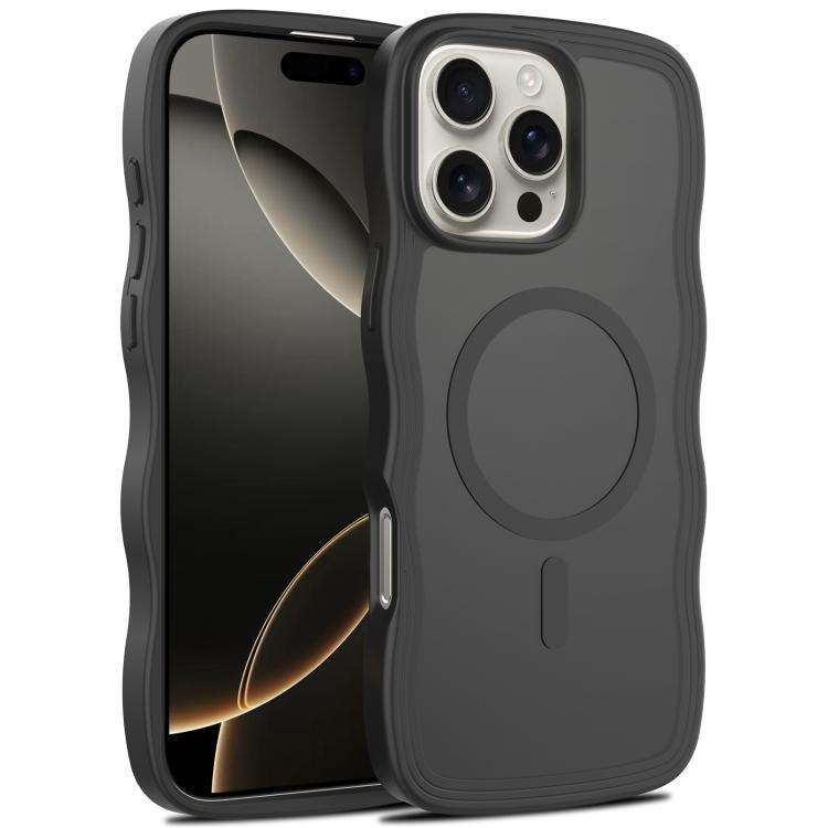 Skin Feel Wave Texture MagSafe Phone Case, For iPhone 17e / 16e, For iPhone 17, For iPhone Air, F...