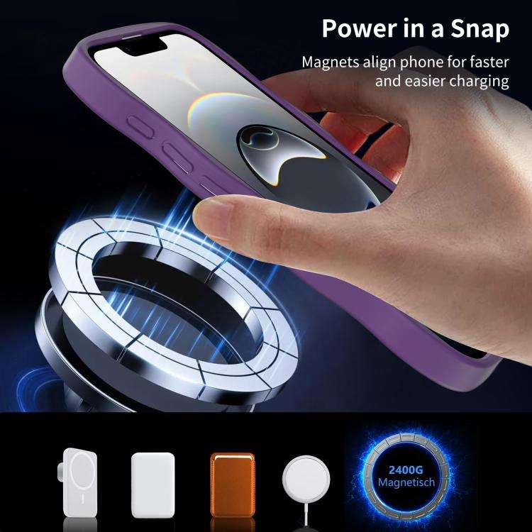 Skin Feel Wave Texture MagSafe Phone Case, For iPhone 17e / 16e, For iPhone 17, For iPhone Air, F...
