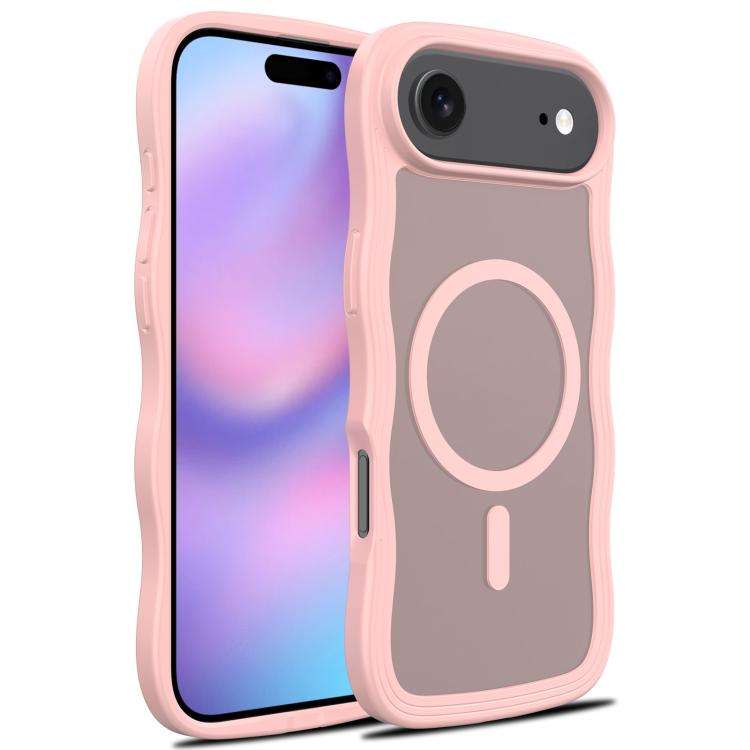 Skin Feel Wave Texture MagSafe Phone Case, For iPhone 17e / 16e, For iPhone 17, For iPhone Air, F...