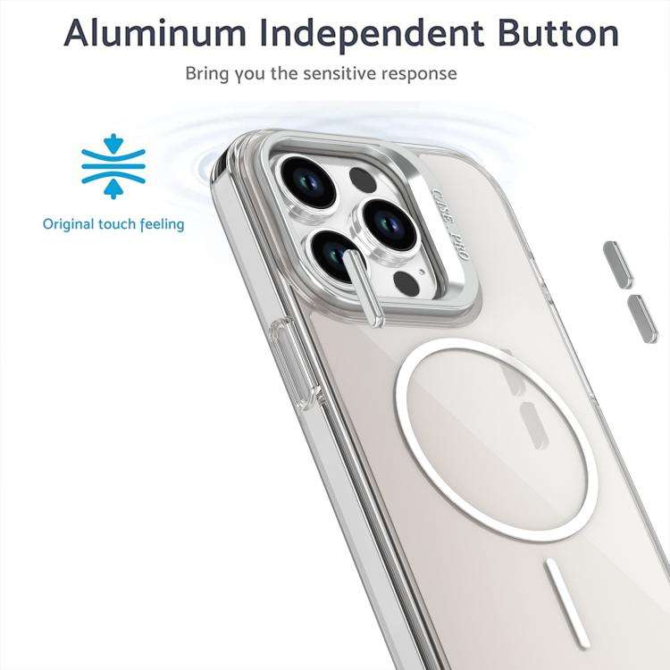Gradient Discolor Lens Kickstand Magsafe Phone Case, For iPhone 13 Pro, For iPhone 12 / 12 Pro, F...