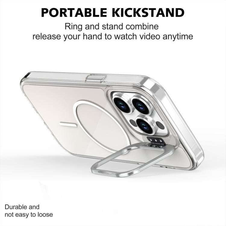 Gradient Discolor Lens Kickstand Magsafe Phone Case, For iPhone 13 Pro, For iPhone 12 / 12 Pro, F...