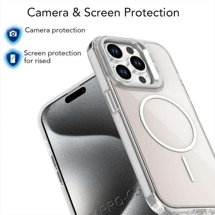Gradient Discolor Lens Kickstand Magsafe Phone Case, For iPhone 13 Pro, For iPhone 12 / 12 Pro, F...