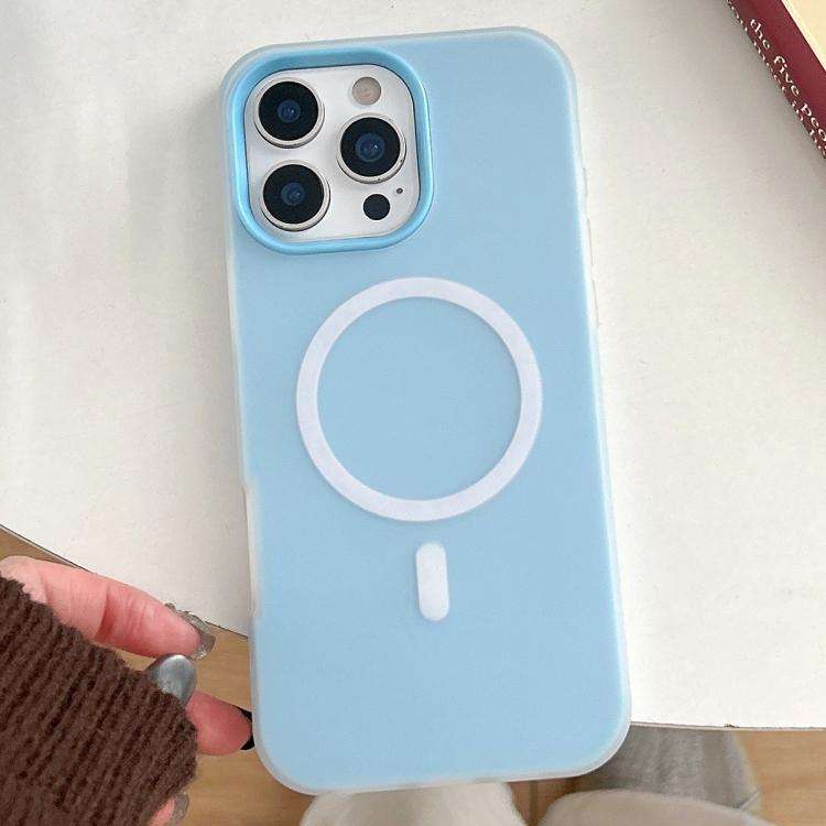 Skin Feel MagSafe Magnetic PC Hybrid TPU Phone Case, For iPhone 16 Pro Max, For iPhone 16 Pro, Fo...