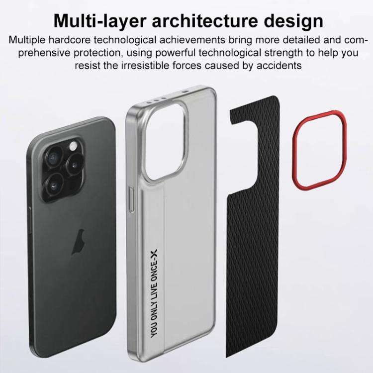 Camera Design Diamond Texture Leather PC Phone Case, For iPhone 14 Pro Max