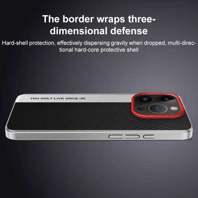 Camera Design Diamond Texture Leather PC Phone Case, For iPhone 14 Pro Max