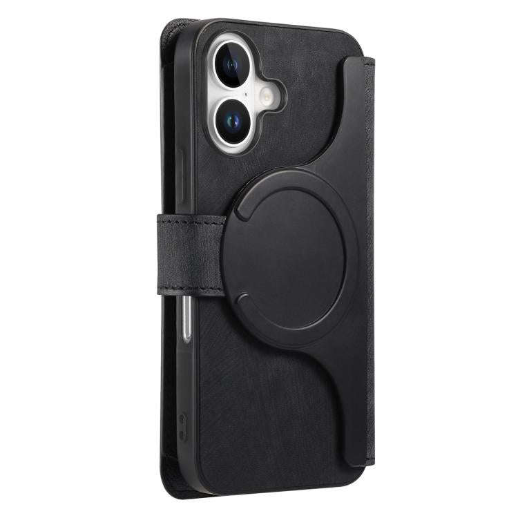 CaseNeo MagSafe RFID Anti-theft Zipper Wallet Retro Leather Phone Case, For iPhone 16, For iPhone...