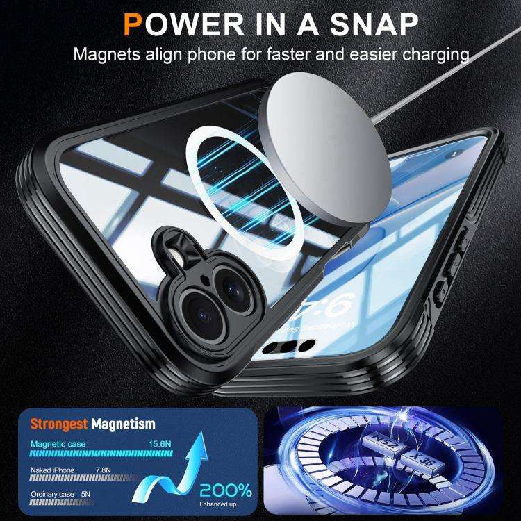 Life Waterproof MagSafe Magnetic Rugged Phone Case, For iPhone 17, For iPhone Air