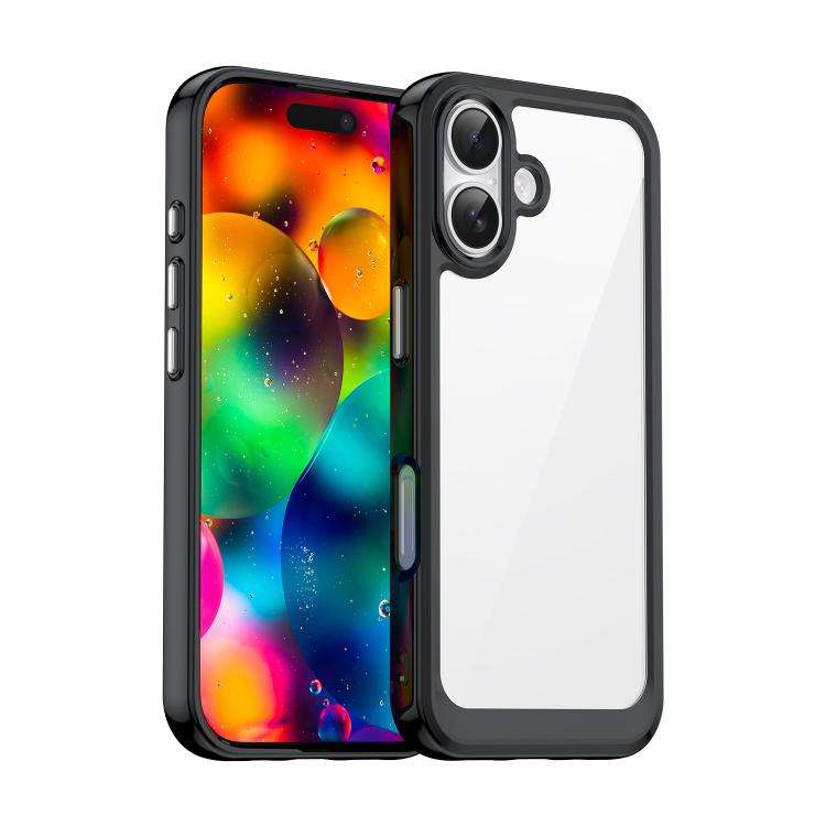 Colorful Series Acrylic + TPU Phone Case, For iPhone 18 Pro, For iPhone 18 Pro Max, For iPhone 17...