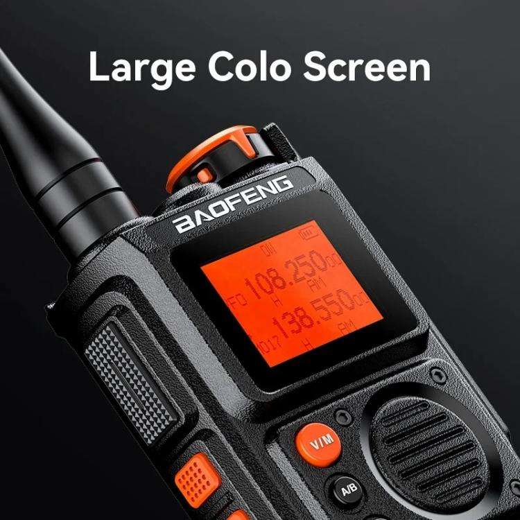 Baofeng K6 1.44 inch Screen FM Handheld Analog Walkie Talkie, EU Plug, US Plug