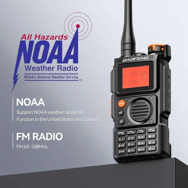 Baofeng K6 1.44 inch Screen FM Handheld Analog Walkie Talkie, EU Plug, US Plug