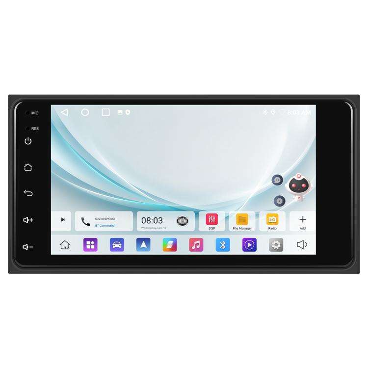 For Toyota COROLLA Android 15 7 inch Wireless CarPlay Car Player Car Central Control Navigation M...