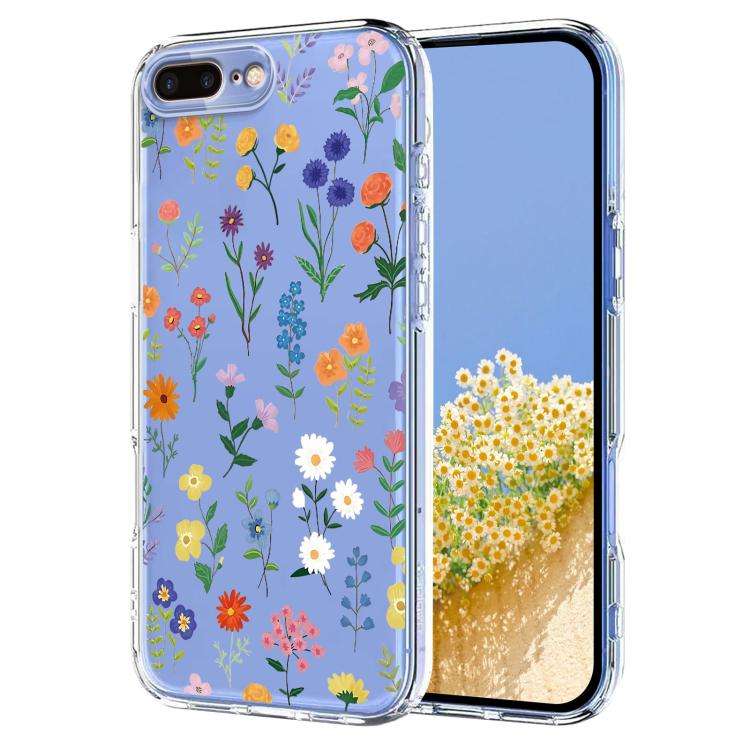 Flower Pattern Painted TPU Phone Case, For iPhone X / XS, For iPhone XR, For iPhone XS Max, For i...