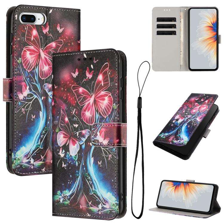 Color Drawing Pattern Leather Phone Case, For iPhone 11 Pro, For iPhone XS / X, For iPhone XR, Fo...