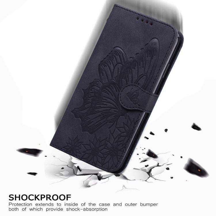 Retro Skin Feel Butterflies Embossing Horizontal Flip Leather Phone Case, For iPhone 18 Pro / 17 ...
