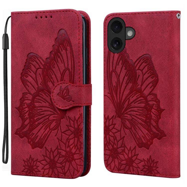 Retro Skin Feel Butterflies Embossing Horizontal Flip Leather Phone Case, For iPhone 18 Pro / 17 ...