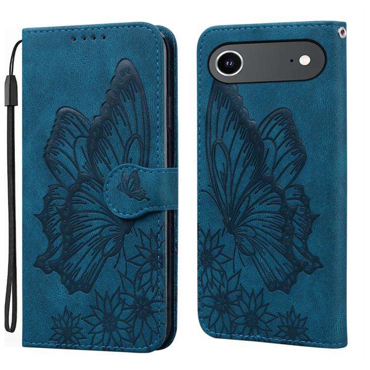Retro Skin Feel Butterflies Embossing Horizontal Flip Leather Phone Case, For iPhone 18 Pro / 17 ...