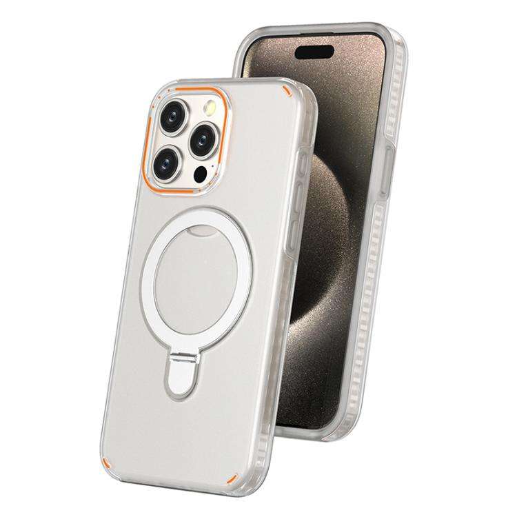 Colorful 2 in 1 MagSafe Ring Holder Phone Case, For iPhone 15 Pro Max, For iPhone 15 Pro, For iPh...
