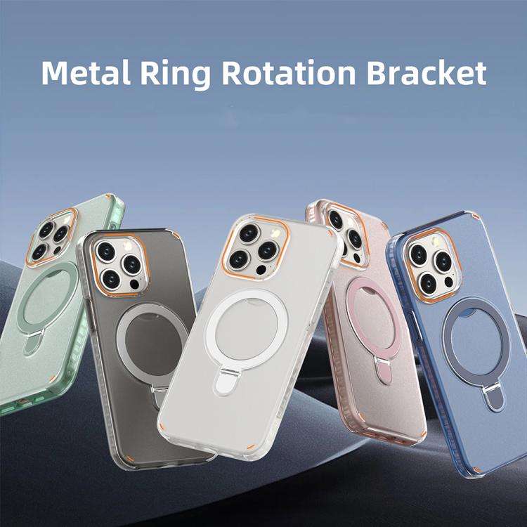 Colorful 2 in 1 MagSafe Ring Holder Phone Case, For iPhone 15 Pro Max, For iPhone 15 Pro, For iPh...