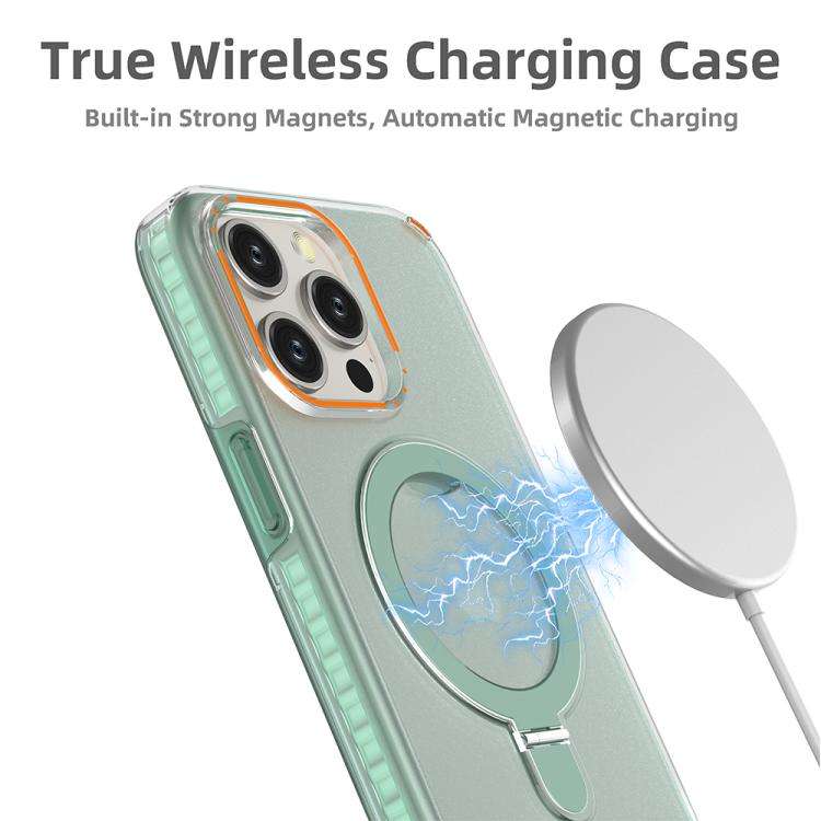 Colorful 2 in 1 MagSafe Ring Holder Phone Case, For iPhone 15 Pro Max, For iPhone 15 Pro, For iPh...