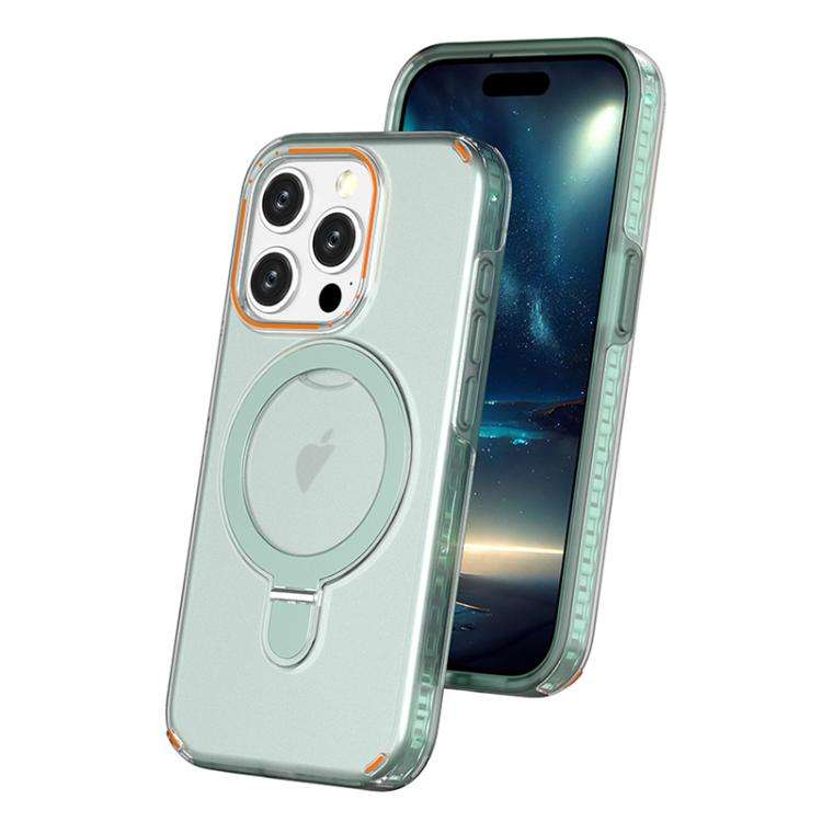 Colorful 2 in 1 MagSafe Ring Holder Phone Case, For iPhone 15 Pro Max, For iPhone 15 Pro, For iPh...