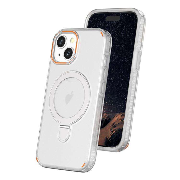 Colorful 2 in 1 MagSafe Ring Holder Phone Case, For iPhone 15 Pro Max, For iPhone 15 Pro, For iPh...