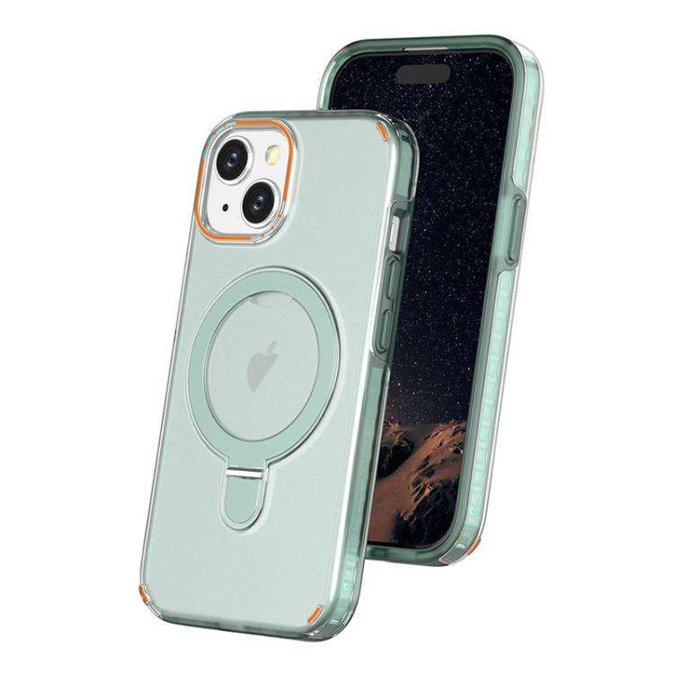 Colorful 2 in 1 MagSafe Ring Holder Phone Case, For iPhone 15 Pro Max, For iPhone 15 Pro, For iPh...