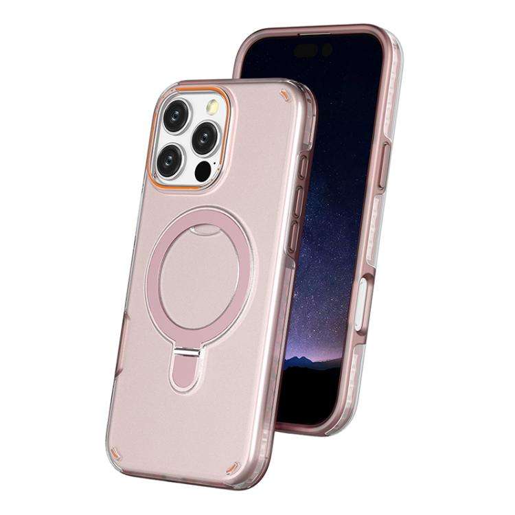 Colorful 2 in 1 MagSafe Ring Holder Phone Case, For iPhone 17e / 16e, For iPhone 17 Pro Max, For ...