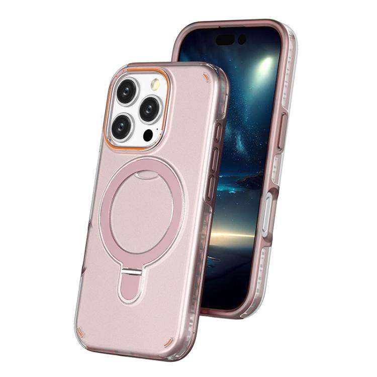 Colorful 2 in 1 MagSafe Ring Holder Phone Case, For iPhone 17e / 16e, For iPhone 17 Pro Max, For ...