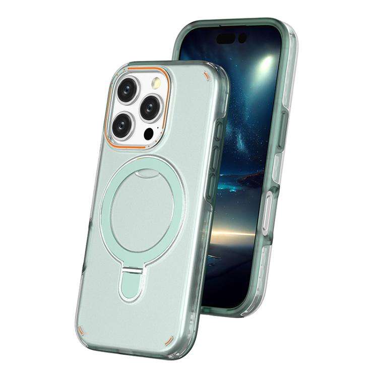 Colorful 2 in 1 MagSafe Ring Holder Phone Case, For iPhone 17e / 16e, For iPhone 17 Pro Max, For ...