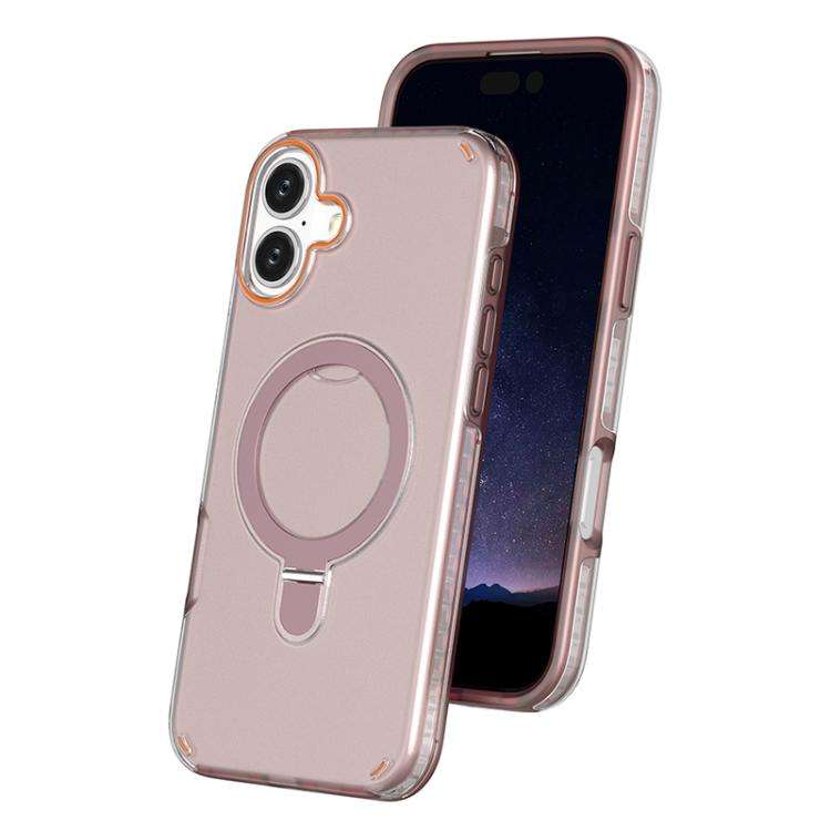 Colorful 2 in 1 MagSafe Ring Holder Phone Case, For iPhone 17e / 16e, For iPhone 17 Pro Max, For ...