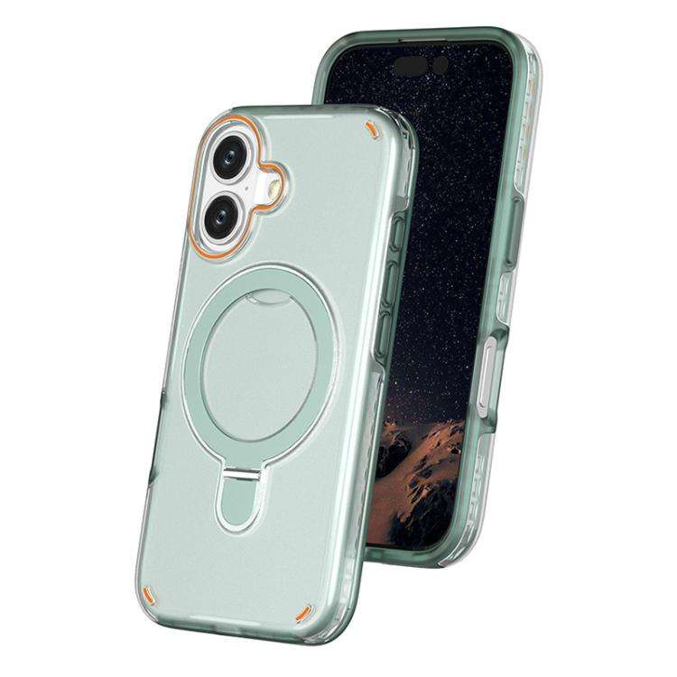 Colorful 2 in 1 MagSafe Ring Holder Phone Case, For iPhone 17e / 16e, For iPhone 17 Pro Max, For ...