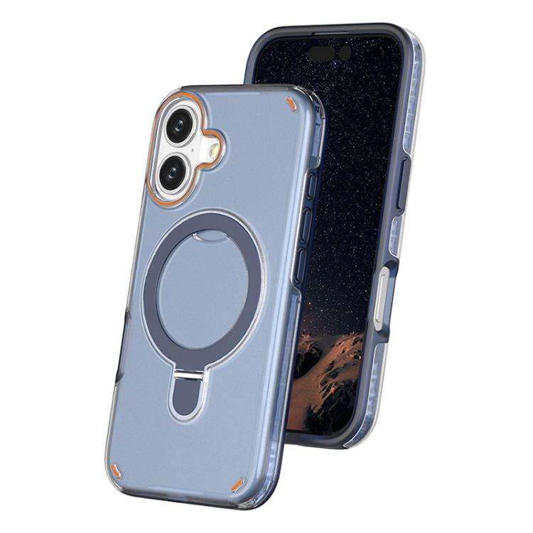 Colorful 2 in 1 MagSafe Ring Holder Phone Case, For iPhone 17e / 16e, For iPhone 17 Pro Max, For ...