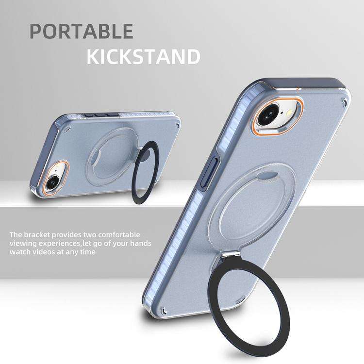 Colorful 2 in 1 MagSafe Ring Holder Phone Case, For iPhone 17e / 16e, For iPhone 17 Pro Max, For ...