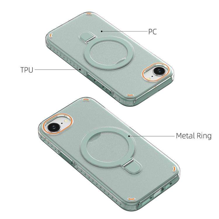Colorful 2 in 1 MagSafe Ring Holder Phone Case, For iPhone 17e / 16e, For iPhone 17 Pro Max, For ...