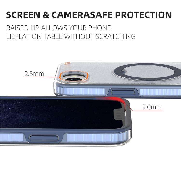 Colorful 2 in 1 MagSafe Ring Holder Phone Case, For iPhone 17e / 16e, For iPhone 17 Pro Max, For ...