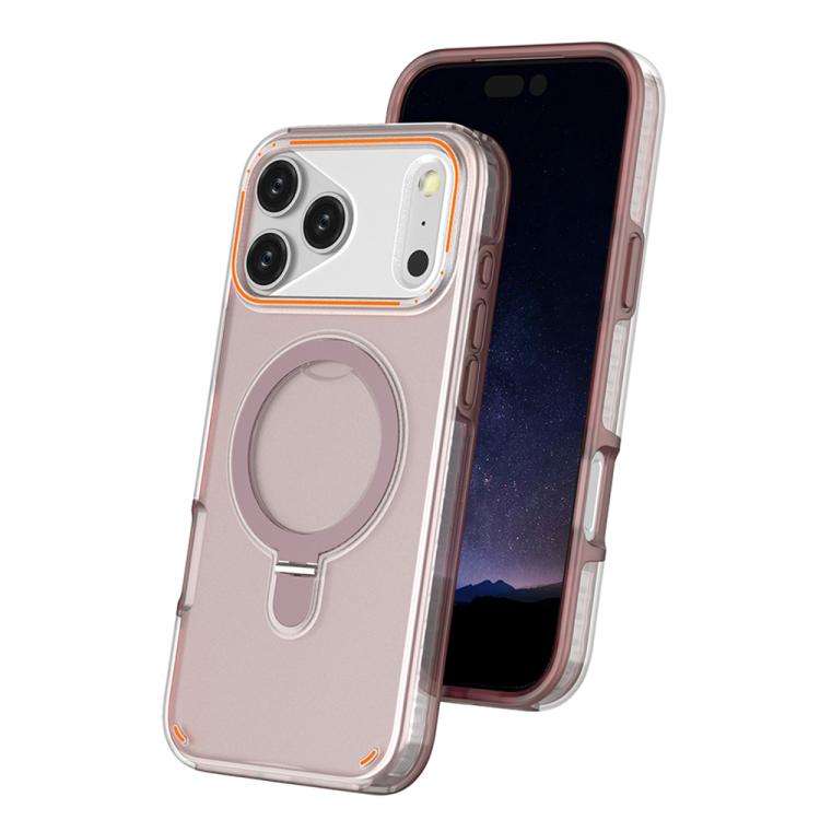 Colorful 2 in 1 MagSafe Ring Holder Phone Case, For iPhone 17e / 16e, For iPhone 17 Pro Max, For ...