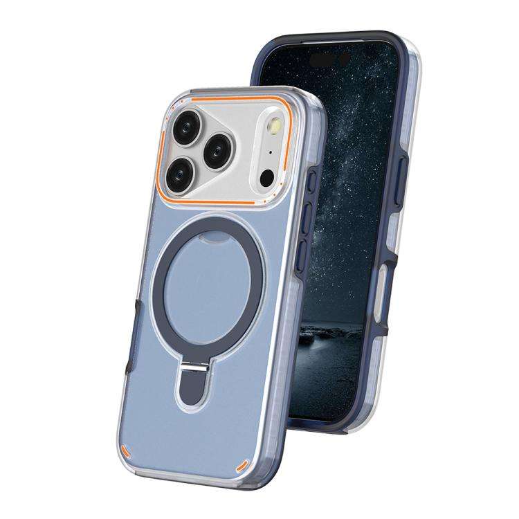 Colorful 2 in 1 MagSafe Ring Holder Phone Case, For iPhone 17e / 16e, For iPhone 17 Pro Max, For ...