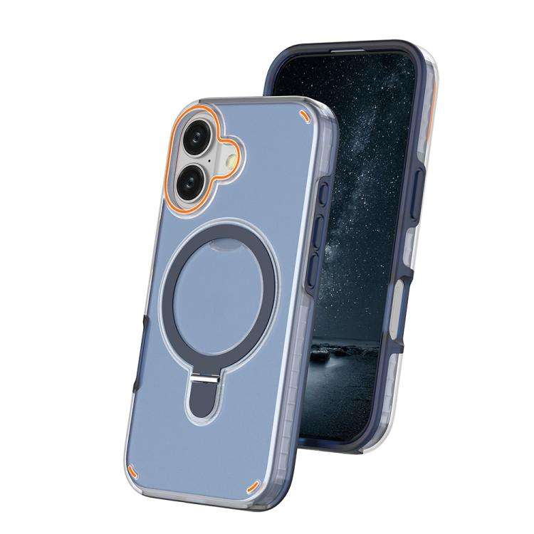 Colorful 2 in 1 MagSafe Ring Holder Phone Case, For iPhone 17e / 16e, For iPhone 17 Pro Max, For ...