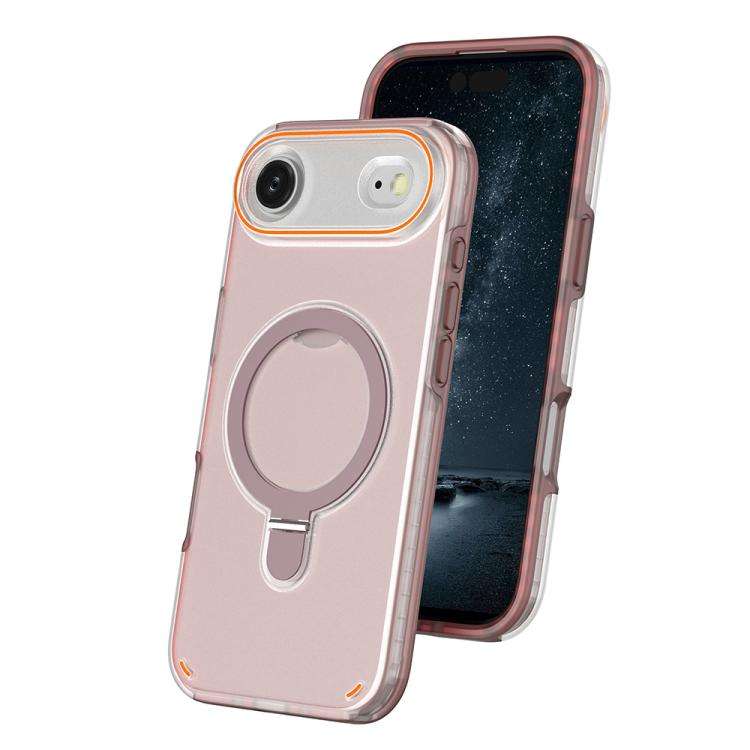 Colorful 2 in 1 MagSafe Ring Holder Phone Case, For iPhone 17e / 16e, For iPhone 17 Pro Max, For ...