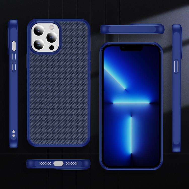 Carbon Fiber Texture Skin-feel MagSafe Phone Case, For iPhone 13 Pro Max, For iPhone 13 Pro