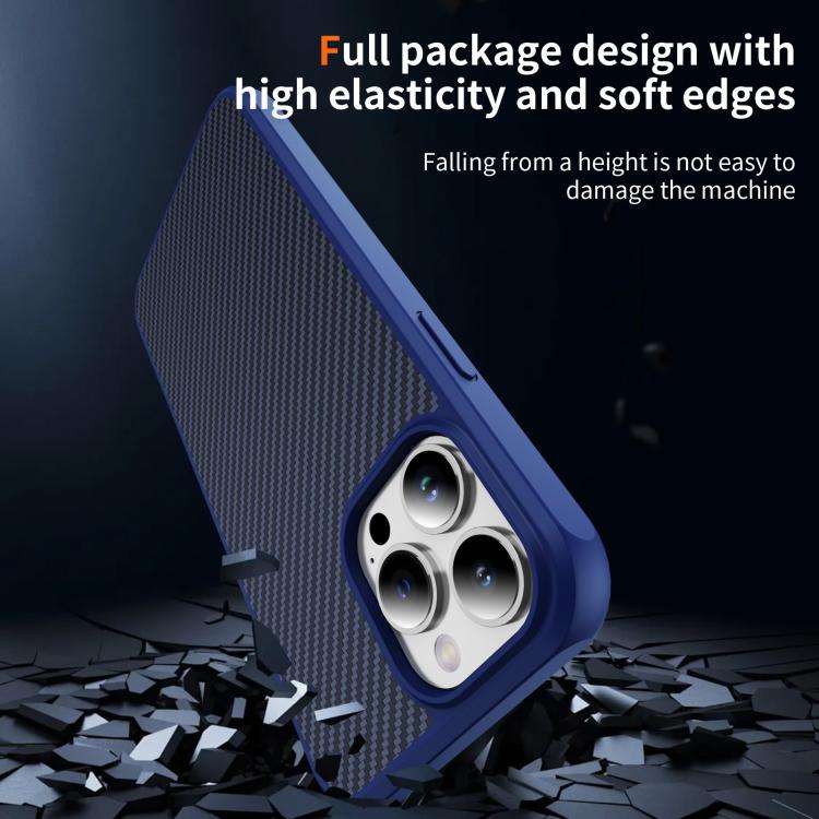 Carbon Fiber Texture Skin-feel MagSafe Phone Case, For iPhone 13 Pro Max, For iPhone 13 Pro