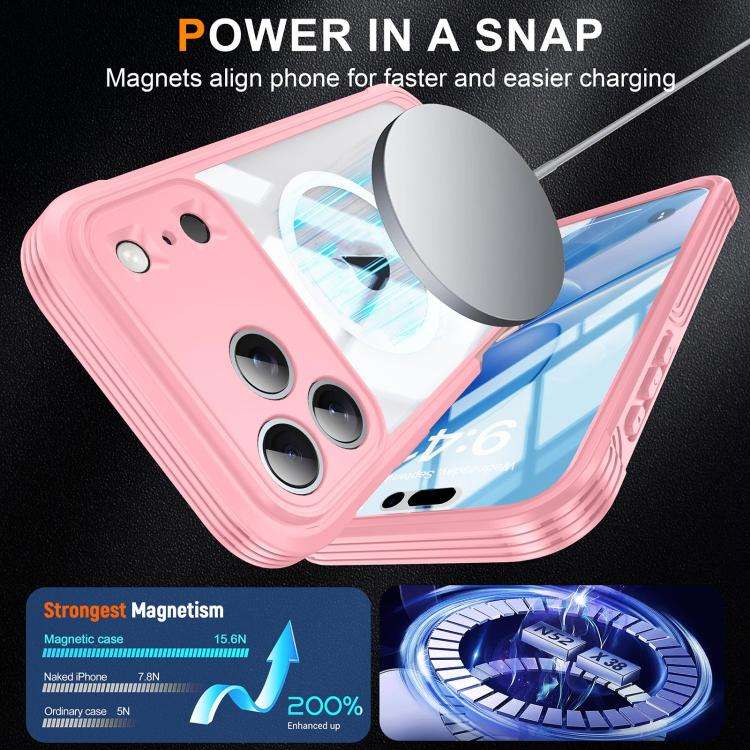RedPepper Tempered Glass MagSafe Phone Case, For iPhone 18 Pro, For iPhone 18 Pro Max, For iPhone...