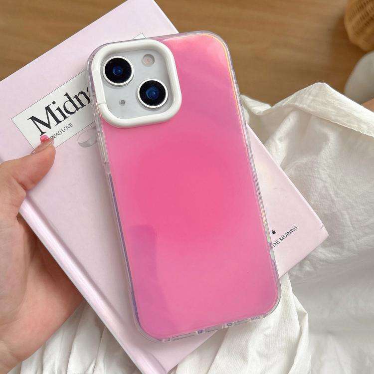Large Camera Frame Vibrant Jelly Color TPU + IMD Phone Case, For iPhone 15 Pro Max, For iPhone 15...