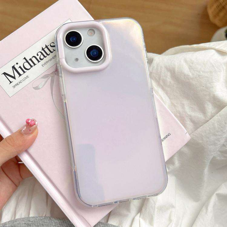 Large Camera Frame Vibrant Jelly Color TPU + IMD Phone Case, For iPhone 15 Pro Max, For iPhone 15...