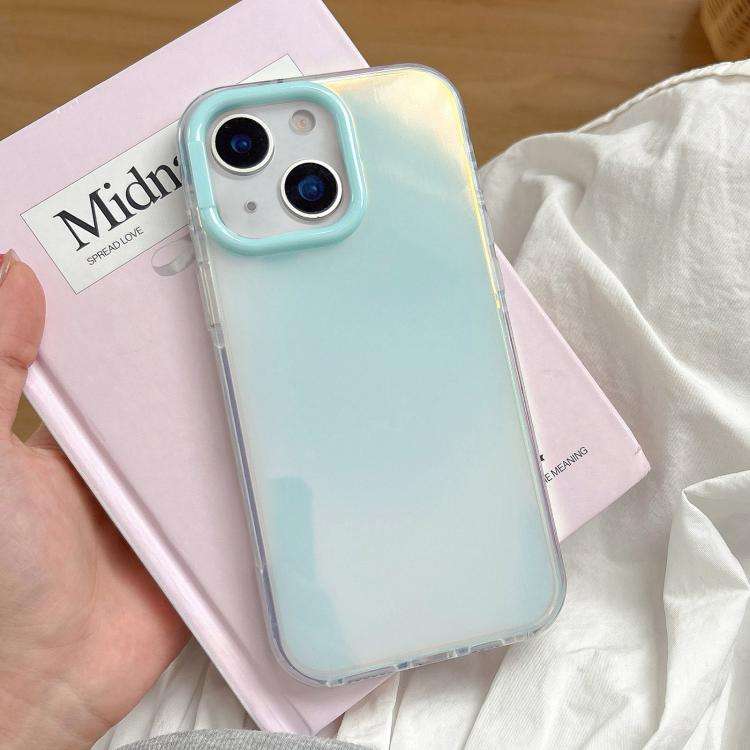 Large Camera Frame Vibrant Jelly Color TPU + IMD Phone Case, For iPhone 15 Pro Max, For iPhone 15...