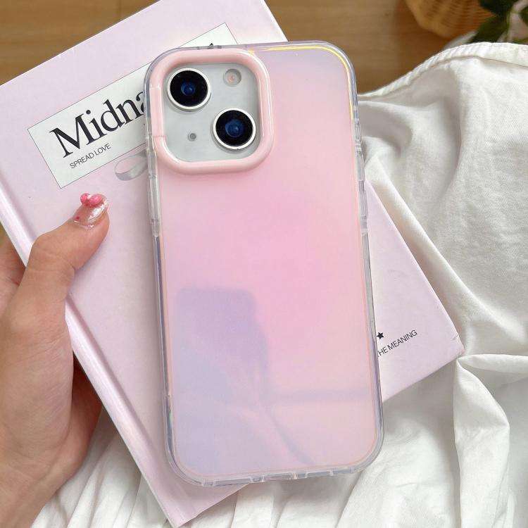 Large Camera Frame Vibrant Jelly Color TPU + IMD Phone Case, For iPhone 15 Pro Max, For iPhone 15...