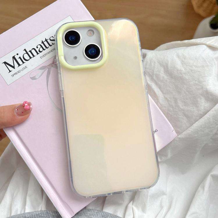 Large Camera Frame Vibrant Jelly Color TPU + IMD Phone Case, For iPhone 15 Pro Max, For iPhone 15...